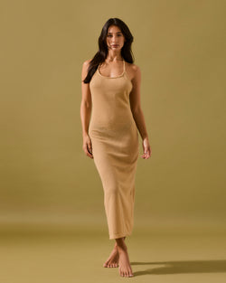 Marilyn Dress Lily Beige