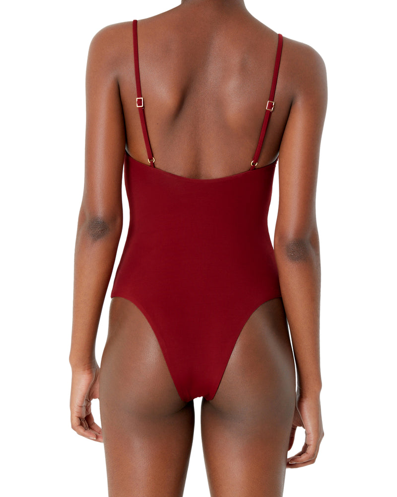 Nara One Piece Bordeaux